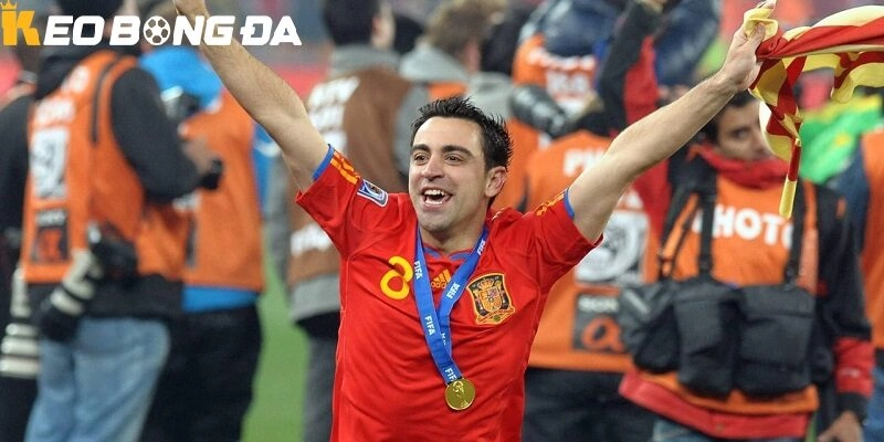 Xavi Hernandez khắc ghi dấu ấn vĩ đại nhất khi chơi trong màu áo đội tuyển quốc gia 